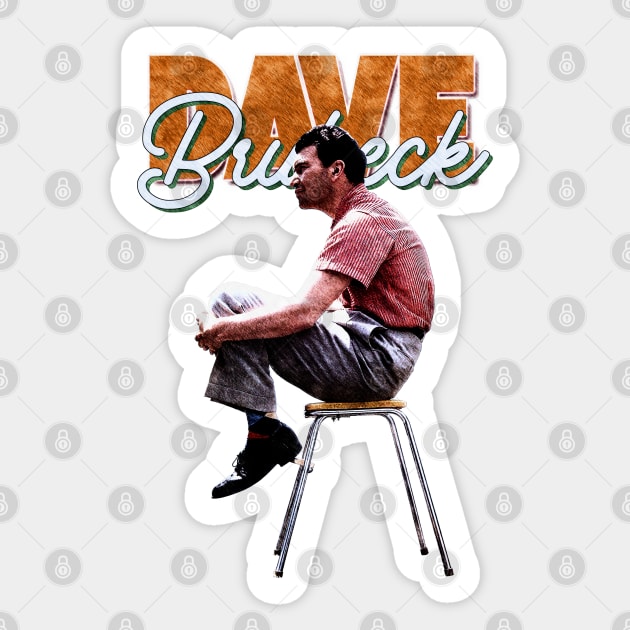 Dave Brubeck Bootleg Sticker by JAGOSTU